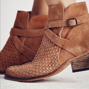 Free People brown booties